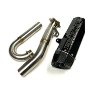 Empire Industries G2 Full System Carbon Series Exhaust For Kawasaki KFX450R All Years