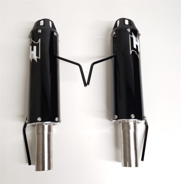 Empire Industries Slip On Dual Cyclone Exhaust For Can-Am Maverick 1000R 4x4 Turbo DPS All Years