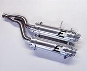 Empire Industries Slip On Cyclone Stacked Dual Exhaust EMP-OUT-STKD