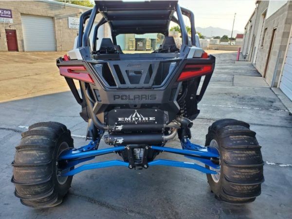 Empire Industries Slip On Dual Cyclone Exhaust For Polaris RZR Turbo R/Pro XP All Years