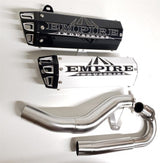 Sistema de escape completo Empire Industries G2 para Honda TRX450R 2004-2005
