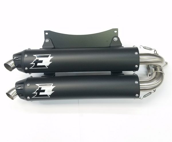 Empire Industries Slip On Cyclone Quite Series Dual Exhaust For Polaris RZR Turbo S/XPT 2016+