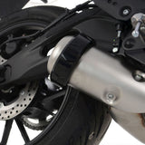Protector de escape negro R&G Racing de 4,5 a 5,5" para Aprilia Mana 850 (2008-2013)