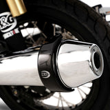 R&G Racing Black 5.5- 6.5" Round Exhaust Protector For 2004-2005 Benelli Tornado Tre 900RS
