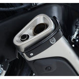 R&G Racing Black Exhaust Protector For 2021-2024 Aprilia RSV4 1100 Factory