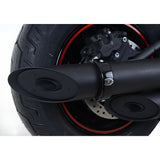R&G Racing Black Round Exhaust Protector For 2010-2024 Aprilia RS125