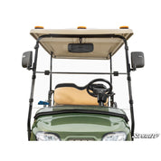 SuperATV Corsa Blue E-Z-GO Freedom TXT Scratch-Resistant Flip Down Windshield FDWS-EZ-TXTF-70