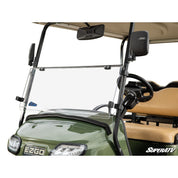 SuperATV Corsa Blue E-Z-GO Freedom TXT Scratch-Resistant Flip Down Windshield FDWS-EZ-TXTF-70