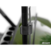 SuperATV Corsa Blue E-Z-GO Freedom TXT Scratch-Resistant Flip Down Windshield FDWS-EZ-TXTF-70