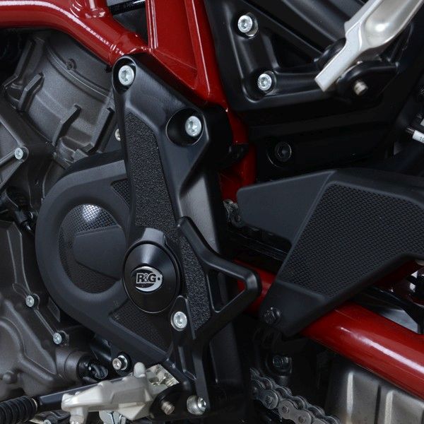 R&G Racing Black Boot Guard Kit For 2019-2024 Indian Motorcycles FTR1200