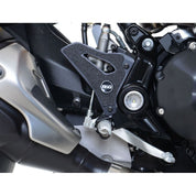 R&G Racing Black Boot Guard Kit For 2016-2019 Ducati Monster 1200 R EZBG207BL