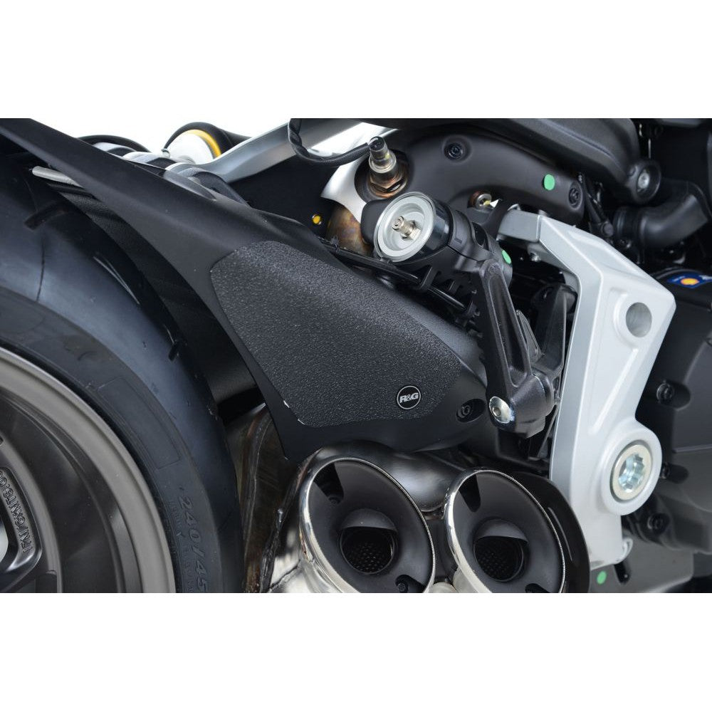 R&G Racing Black Boot Guard Kit For 2016-2020 Ducati XDiavel