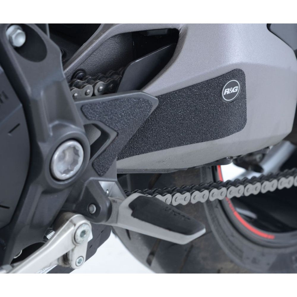 R&G Racing Black Boot Guard Kit For 2017-2020 Ducati Monster 1200 S EZBG209BL