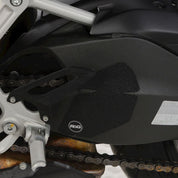 R&G Racing Black Boot Guard Kit For 2022-2024 Ducati Streetfighter V2 EZBG214BL