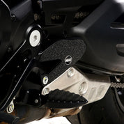 R&G Racing Black Boot Guard Kit For 2023-2024 Ducati Diavel V4 EZBG215BL