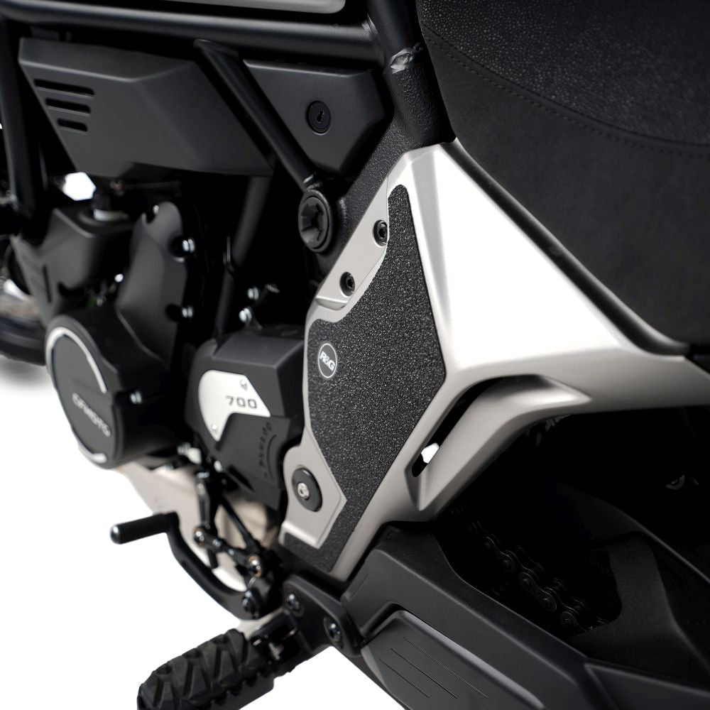 R&G Racing Black Boot Guard Kit For 2023-2024 CF-Moto 700CL-X Adventure
