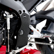 R&G Racing Black Boot Guard Kit For 2021-2023 Honda CBR1000RR-R Fireblade SP CBR10SPM