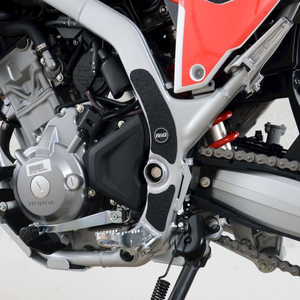 R&G Racing Black Boot Guard Kit For 2021-2024 Honda CRF300L