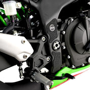 R&G Racing Black Boot Guard Kit For 2020-2024 Kawasaki Ninja ZX-25R