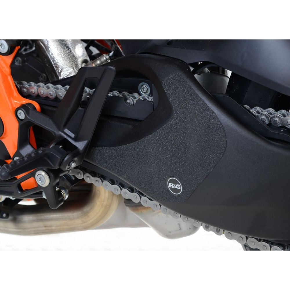 R&G Racing Black Boot Guard Kit For 2016-2020 KTM 1290 Super Duke GT EZBG500BL