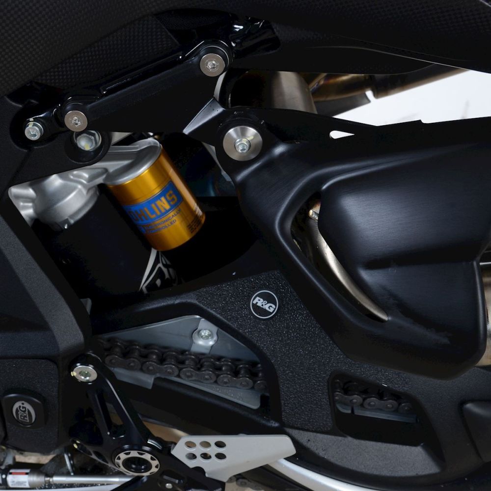 R&G Racing Black Boot Guard Kit For 2020-2024 MV Agusta Brutale 1000RR