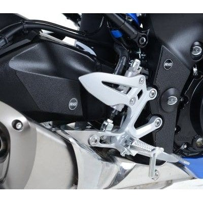 R&G Racing Black Boot Guard Kit For 2016-2017 Suzuki GSXS1000