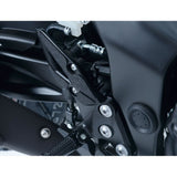 R&G Racing Black Boot Guard Kit For 2017-2021 Suzuki GSXS750 EZBG709BL