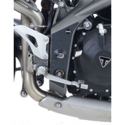 R&G Racing Black Boot Guard Kit For 2011-2012 Triumph Speed Triple