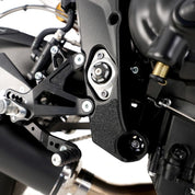 R&G Racing Black Boot Guard Kit For 2017-2018 Triumph Street Triple R ABS 765