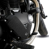 R&G Racing Black Boot Guard Kit For 2017-2024 Triumph Bonneville Bobber