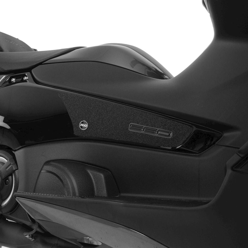 R&G Racing Black Boot Guard Kit For 2022-2024 Yamaha TMAX 560