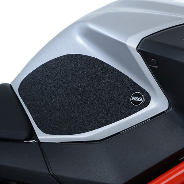 R&G Racing Black Tank Traction Grips For 2017-2024 Aprilia Shiver 900 EZRG005BL