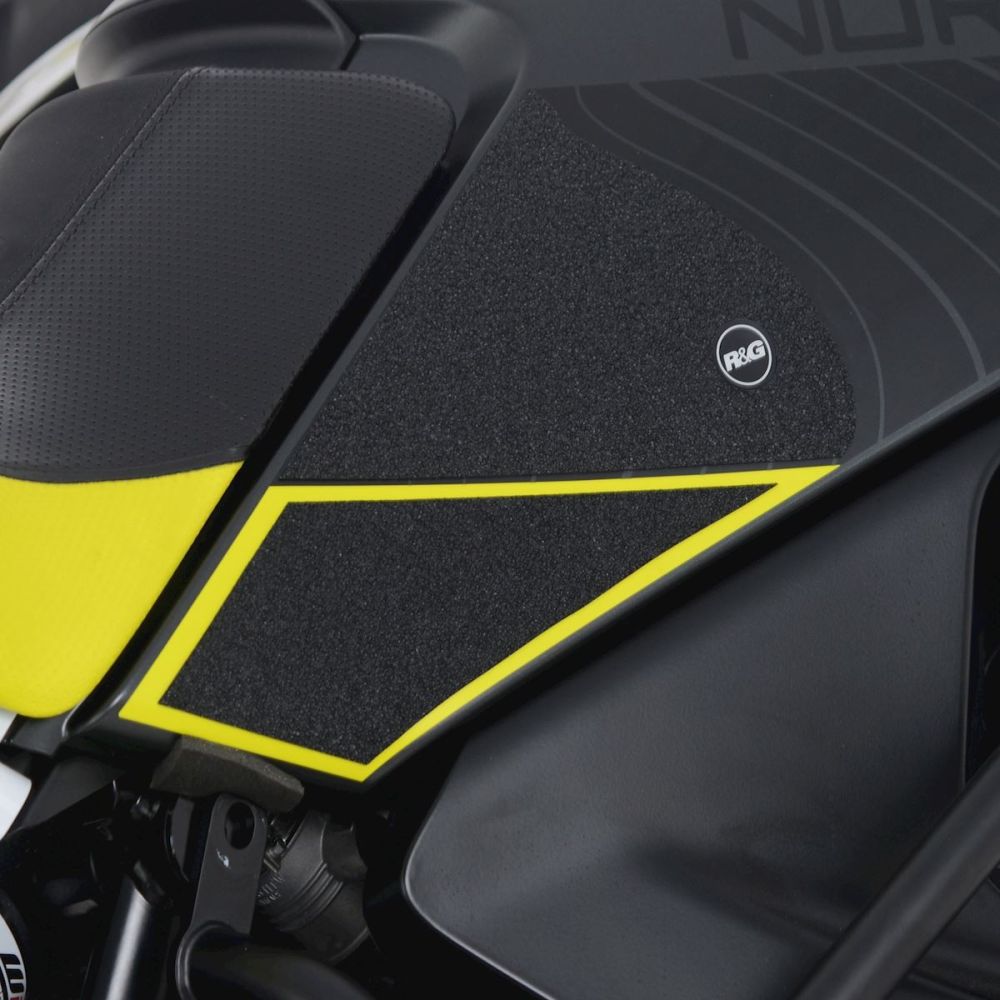 R&G Racing Black Tank Traction Grips For 2022-2024 Husqvarna Norden 901