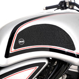 R&G Racing Black Tank Traction Grips For 2023-2024 Norton Commando 961 Sport