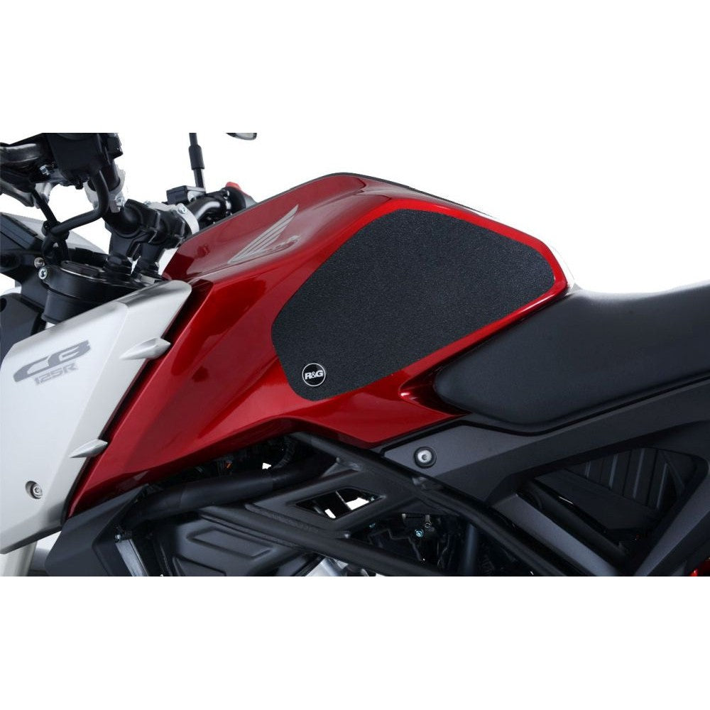 R&G Racing Black Tank Traction Grips For 2018-2024 Honda CB125R EZRG340BL