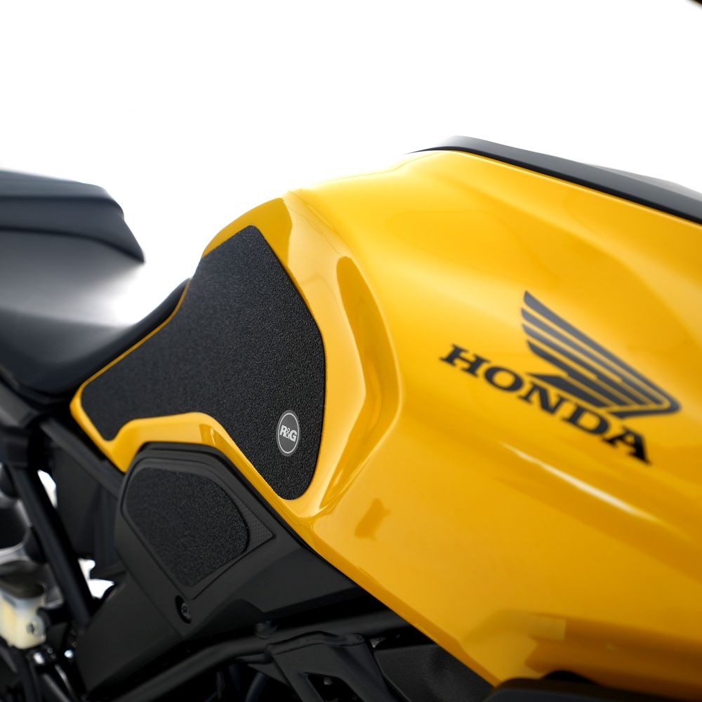 R&G Racing Black Tank Traction Grips 4 Piece Kit For 2018-2024 Honda CB300R