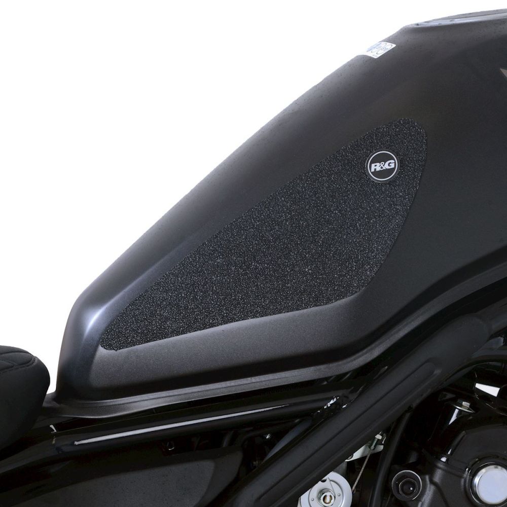 R&G Racing Clear Tank Traction Grips For 2017-2024 Honda Rebel 500 CMX500S