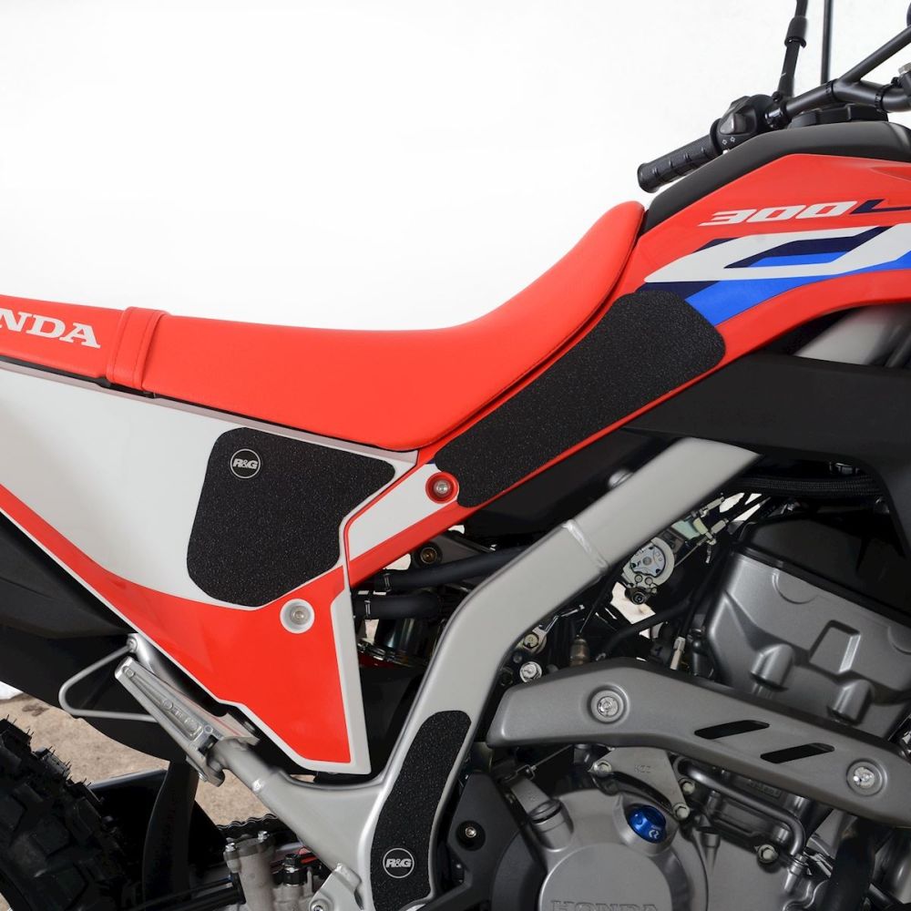 R&G Racing Clear Tank Traction Grips For 2021-2024 Honda CRF300L EZRG354CL