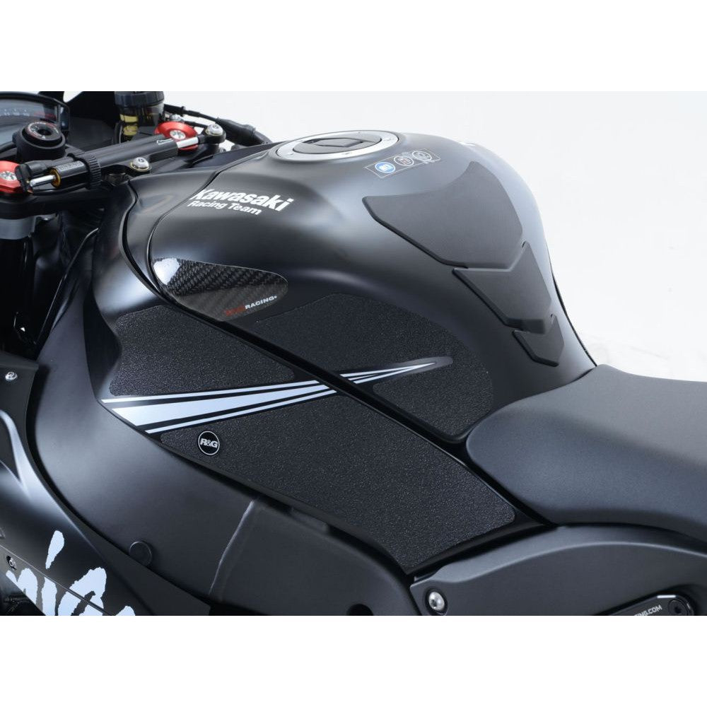 R&G Racing Black Tank Traction Grip For 2016-2019 Kawasaki Ninja ZX10R ZX1000