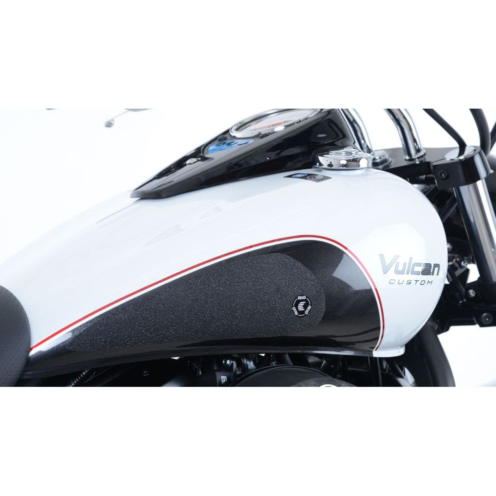 R&G Racing Black Tank Traction Grips For 2006 Kawasaki Vulcan 900 VN900B Classic