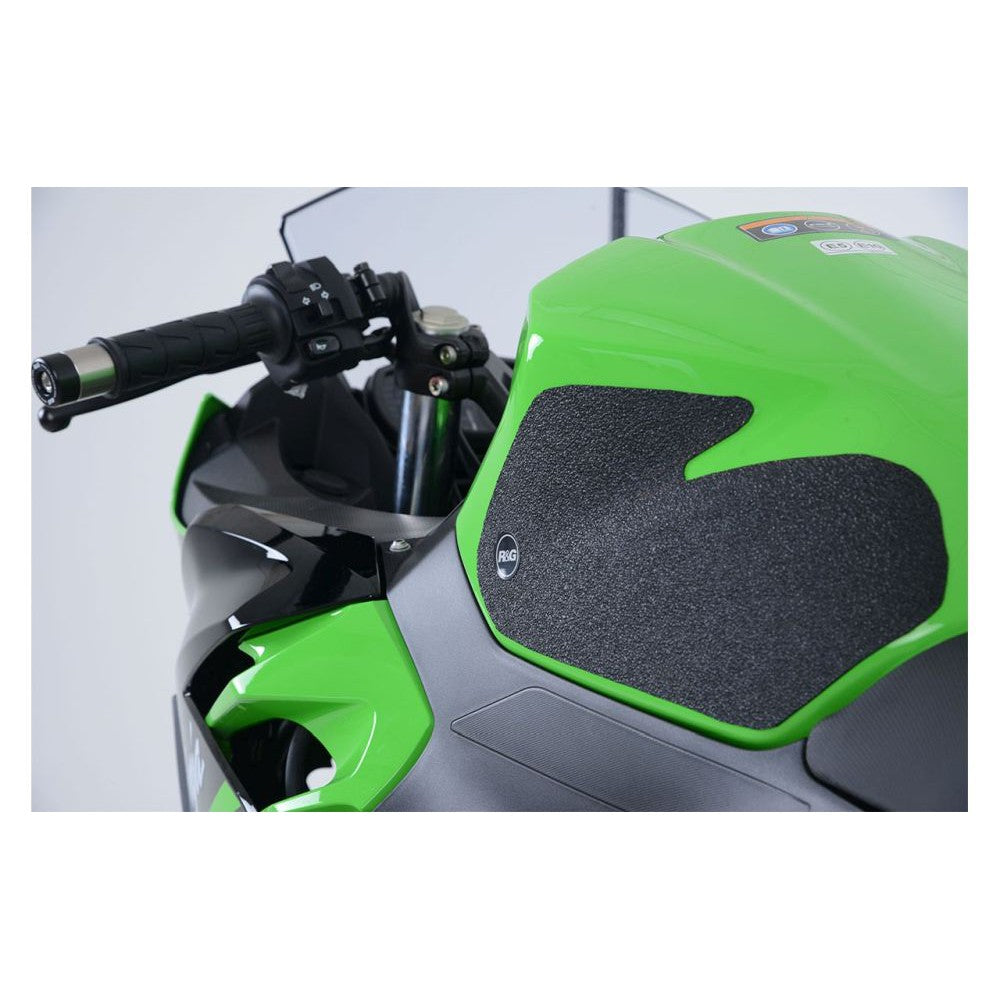 R&G Racing Black Tank Traction Grips For 2018-2020 Kawasaki Ninja 250