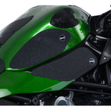 R&G Racing Black Tank Traction Grips 4 Piece Kit For 2022-2023 Kawasaki Ninja H2 SX SE ZX1000