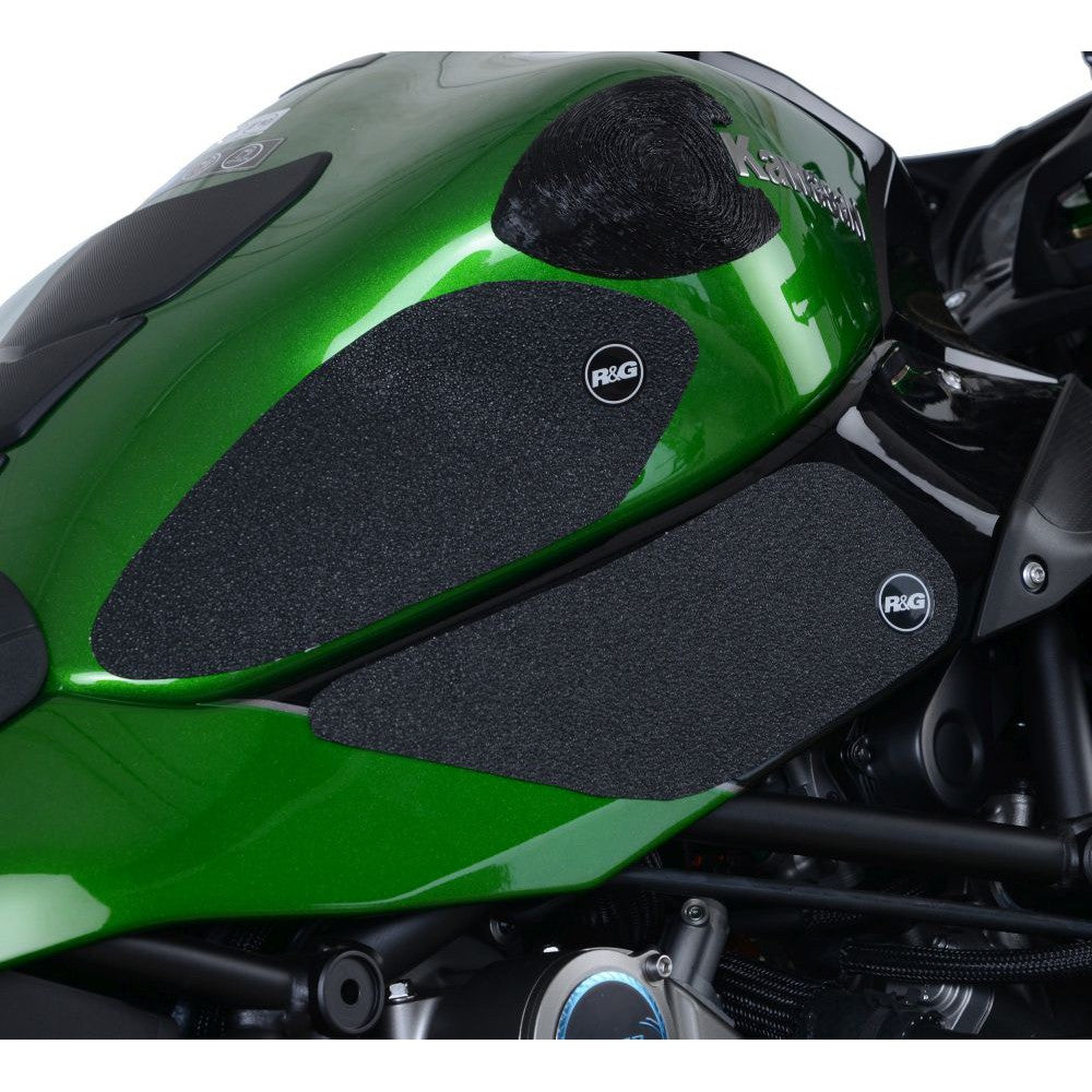 R&G Racing Clear Tank Traction Grips 4 Piece Kit For 2018-2024 Kawasaki Ninja H2 SX SE ZX1000