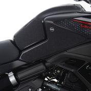 R&G Racing Black Tank Traction Grips For 2022-2023 Kawasaki Versys 650 KLE650 ABS