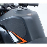 Empuñadura de tracción transparente para depósito R&G Racing para KTM 390 RC (2014-2021)