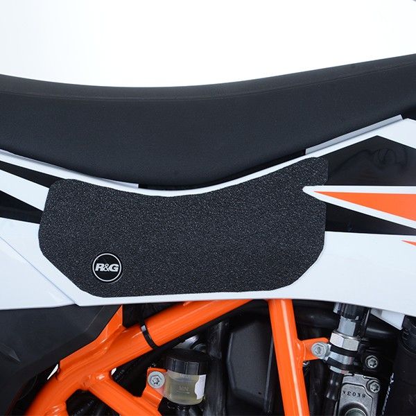 R&G Racing Black Tank Traction Grips For 2019-2020 KTM 690 SMC R EZRG512BL