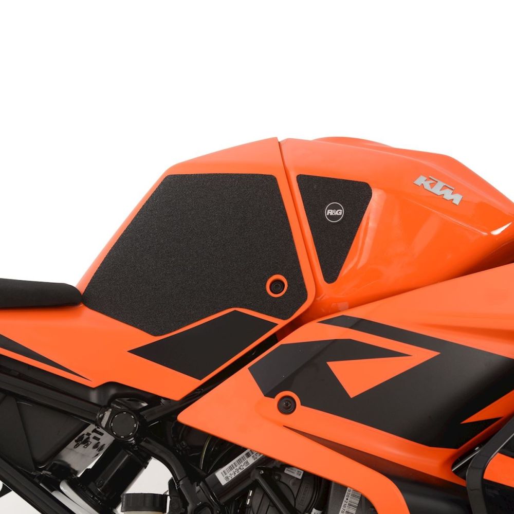 R&G Racing Black Tank Traction Grips 4 Piece Kit For 2022-2023 KTM 390 RC