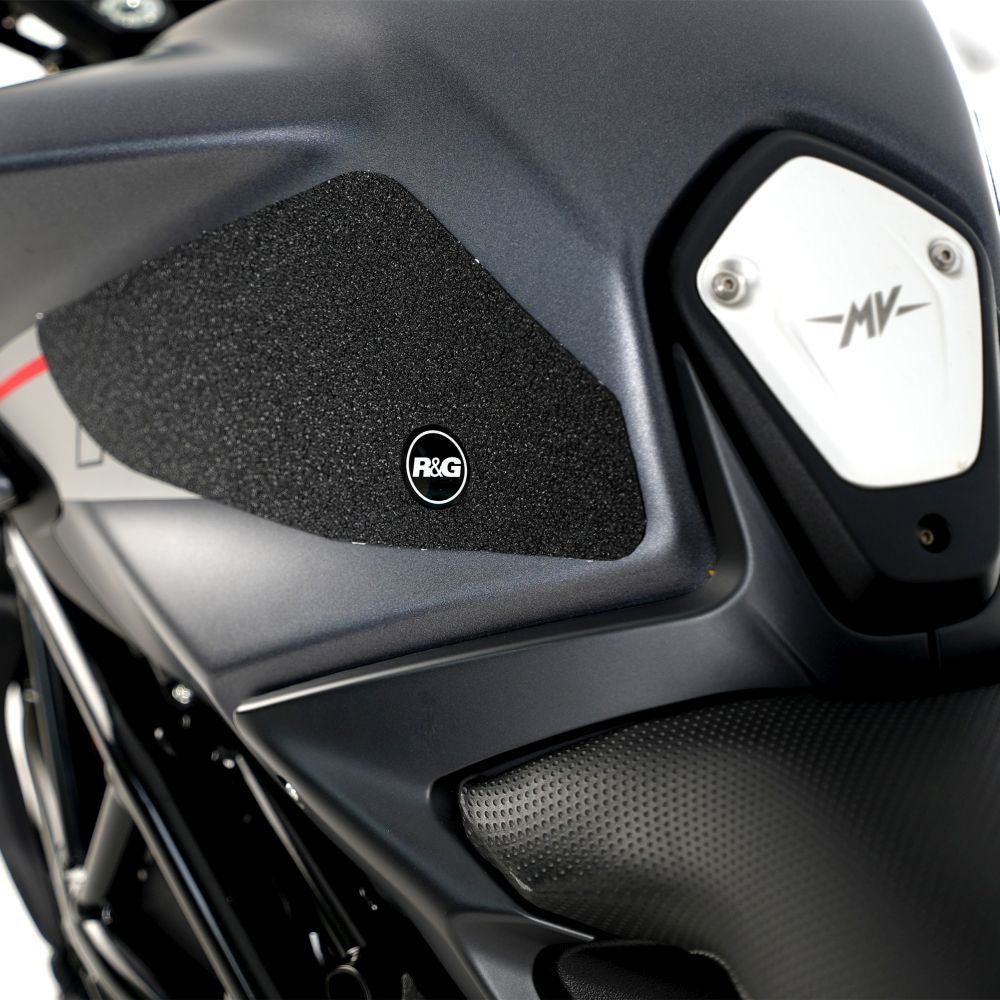 R&G Racing Black Tank Traction Grips For 2022 MV Agusta Brutale 800 RR LH44