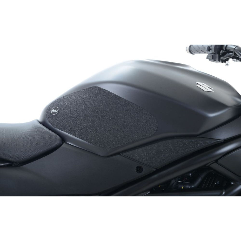 R&G Racing Black Tank Traction Grips For 2016-2018 Suzuki SV650