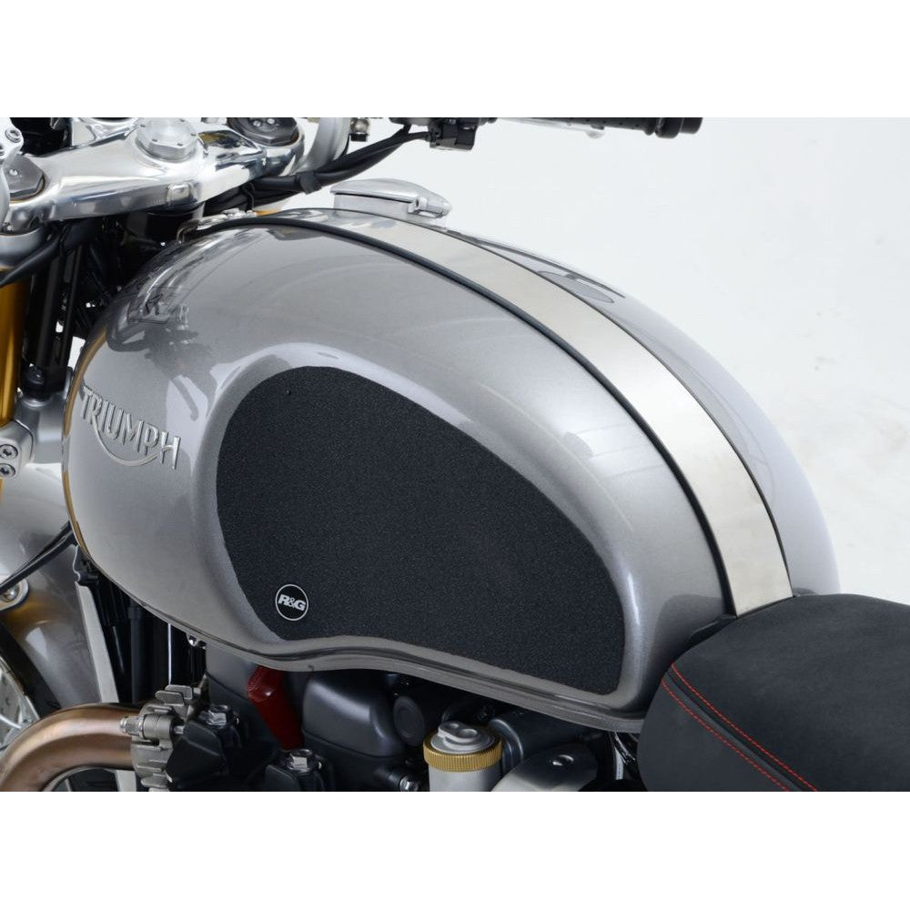 R&G Racing Black Tank Traction Grip For 2016-2018 Triumph Thruxton 1200 R